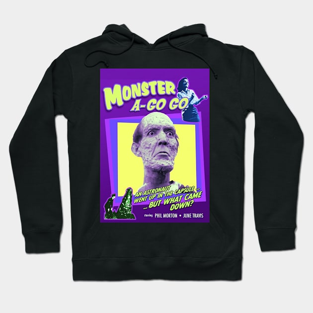 Monster A Go-Go Purple Hoodie by Starbase79